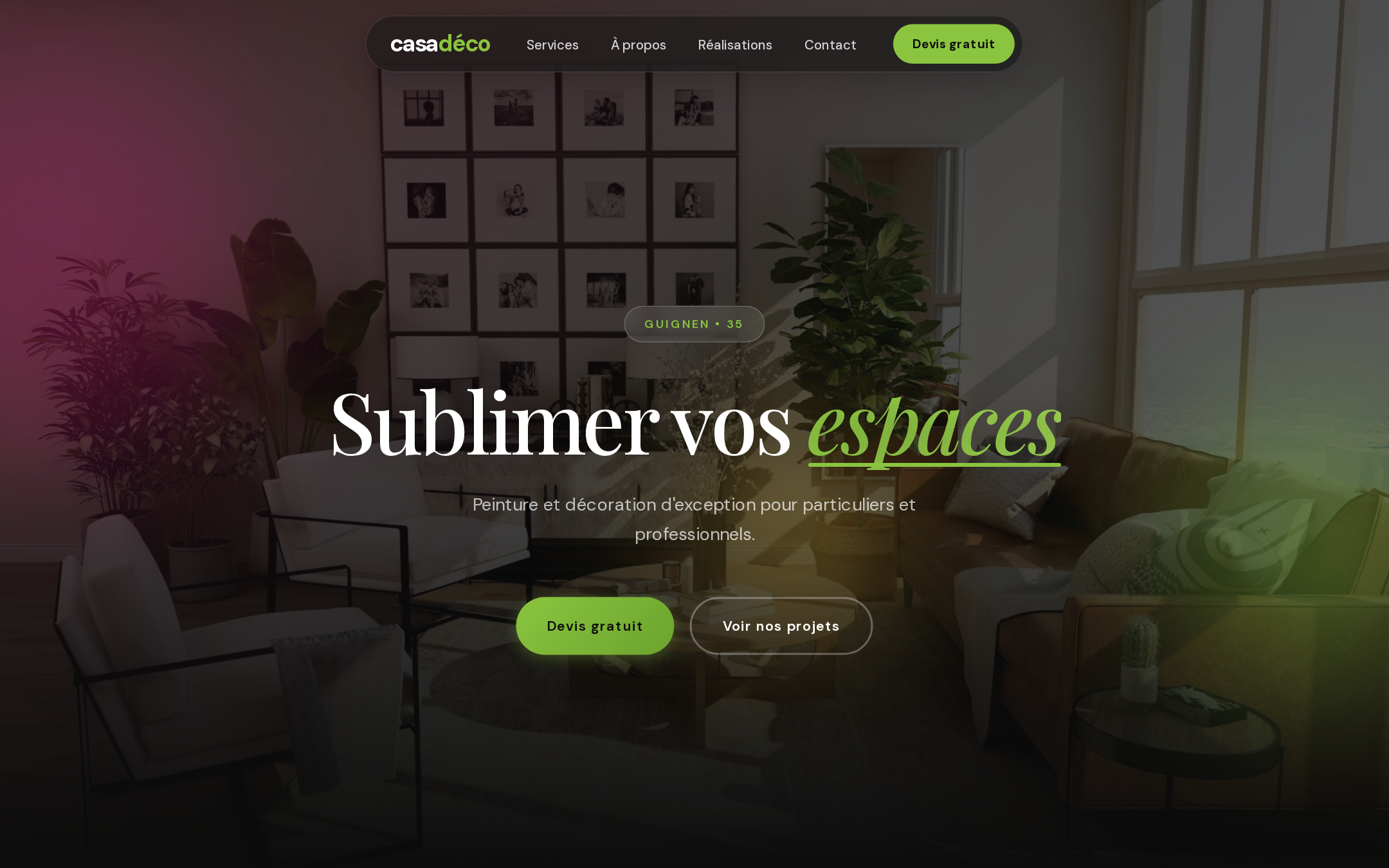 Casadéco — Artisan · Peinture & déco