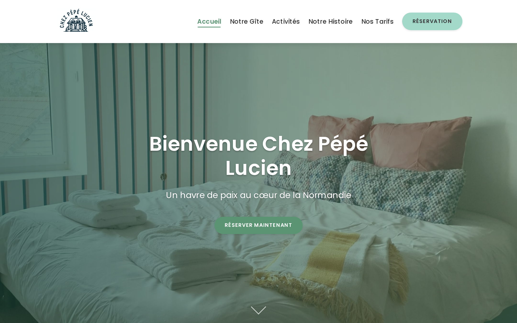 Chez Pépé Lucien — Gîte · Réservation